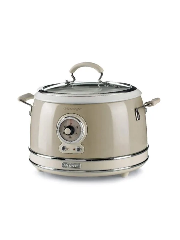 ARIETE CUOCIRISO VINTAGE BEIGE (2904/03) - 5 FUNZIONI COTTURA - 3.5LT (RISO 1.8LT) - 700W